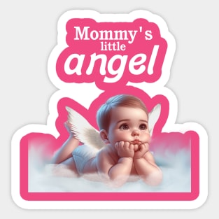 Mommy's little Angel Sticker